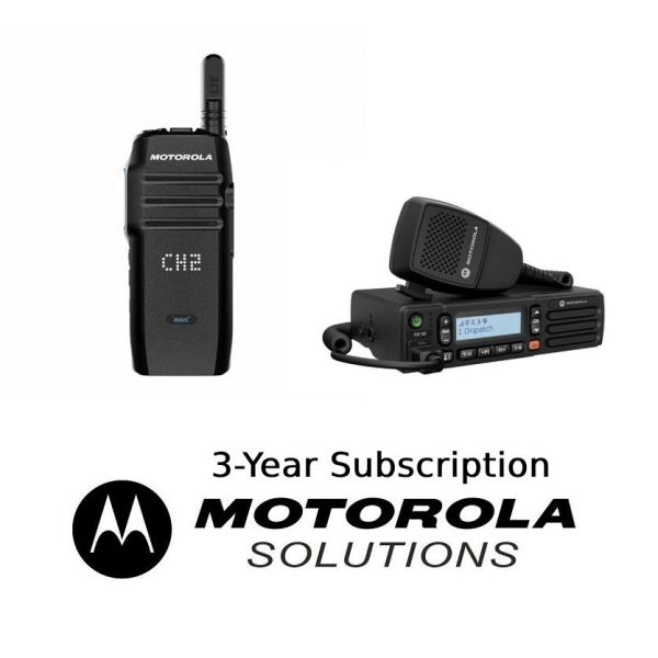Licença de 3 anos Motorola Wave TLK100/TLK150 sem SIM