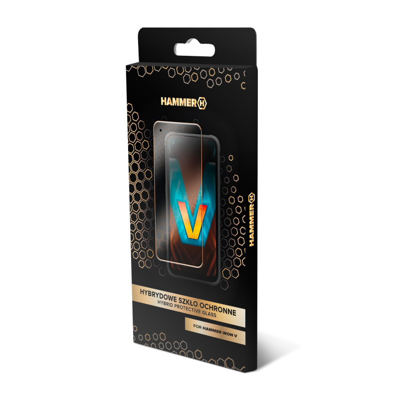 Hammer vidro temperado híbrido para Iron V