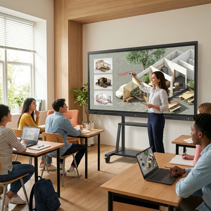 LG CreateBoard TR3DQ Monitor Interativo UHD 55