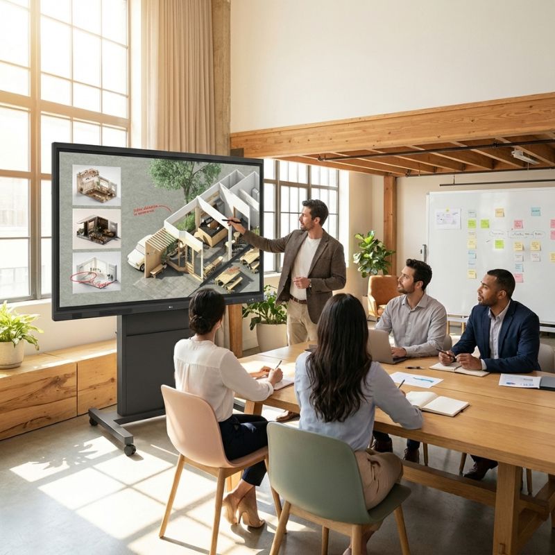 LG CreateBoard TR3DQ Monitor Interativo UHD 75