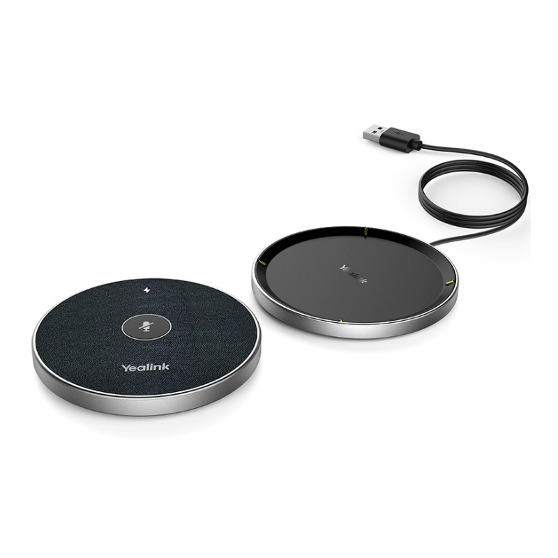 Yealink VCM36-W Preto Microfone de conferência