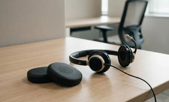 Almofadas e espumas de substituição para os auriculares de auscultadores profissionais