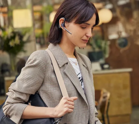Auriculares Bluetooth sem fios para chamadas profissionais