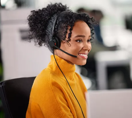 Auscultadores com microfone para chamadas e videoconferências Microsoft Teams