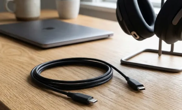 Cabo USB para ligar auscultadores profissionais a um computador