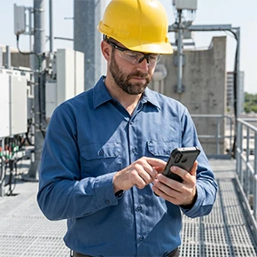 Smartphones profissionais para trabalho no terreno