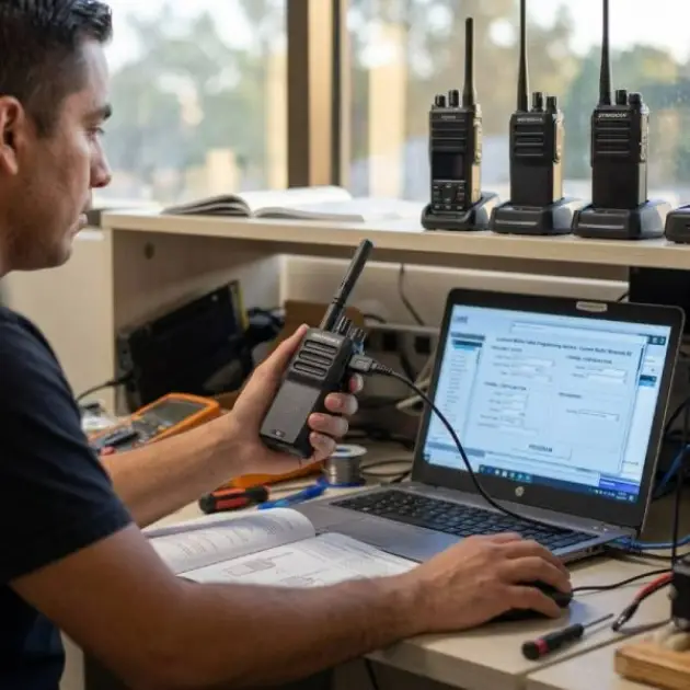 Serviço de programação de walkie-talkies UHF/VHF