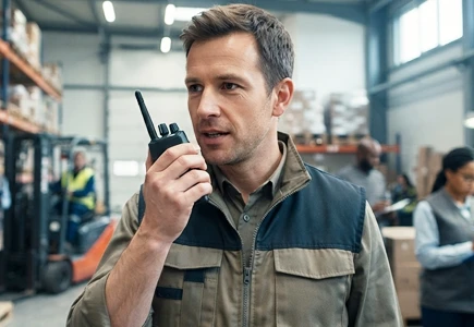 Walkie-talkies profissionais Kenwood