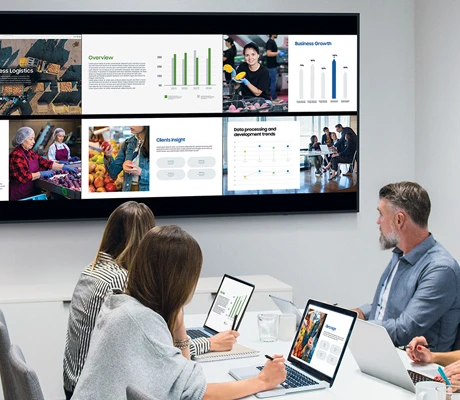 Ecrã LED / LCD para salas de reunião