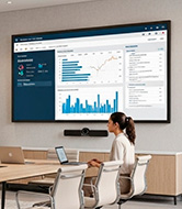 Ecrãs para salas de reunião