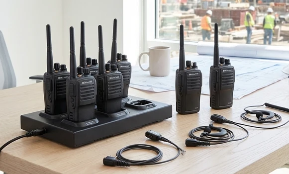 Rádios com carregadores e baterias de substituição