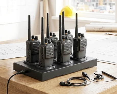 Rádios com carregadores e baterias de substituição