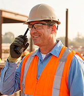 Walkie-talkies para obras