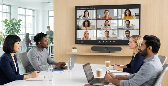 Salas medianas y grandes: Ecosistema Logitech Rally