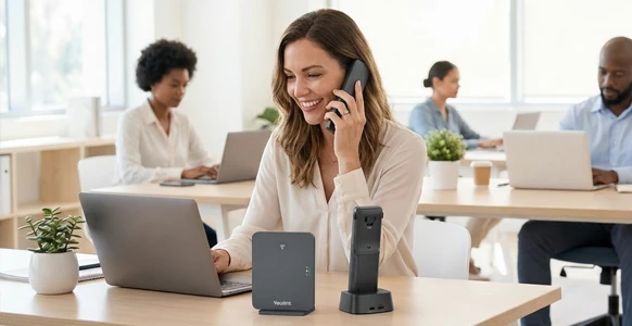 Telefones DECT sem fios Yealink
