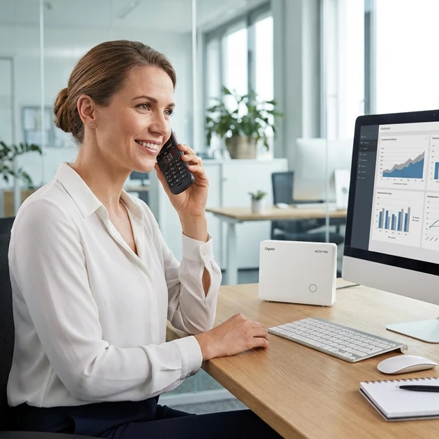 Instalação e configuração de telefones Gigaset Pro