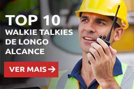 TOP 10 – Walkie-Talkie Longo alcance