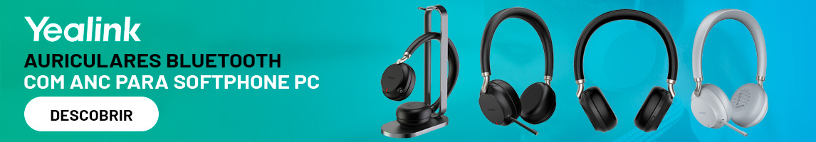 AURICULARES BLUETOOTH COM ANC PARA SOFTPHONE PC