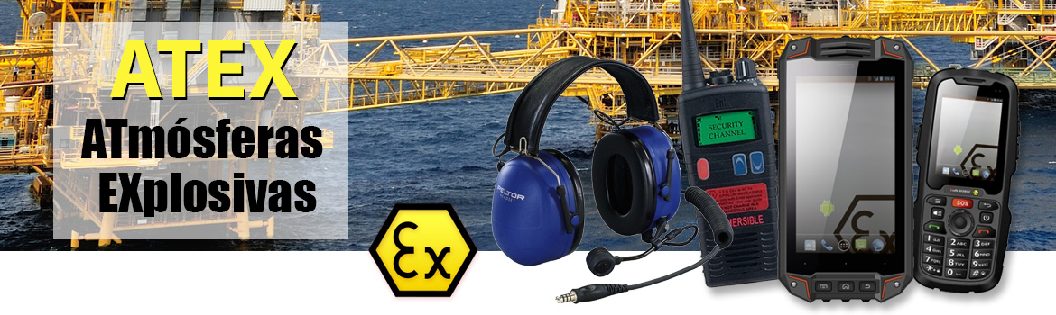 Equipamentos de comunicação seguros Atex