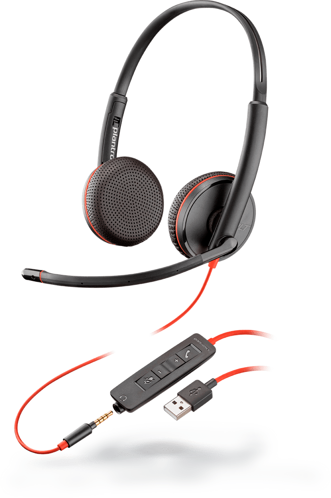 Plantronics Blackwire 3225 USB + Jack 3,5mm 