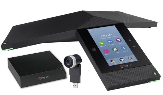 Kit de colaboração Realpresence 8800 Trio com Mini Eagleeye