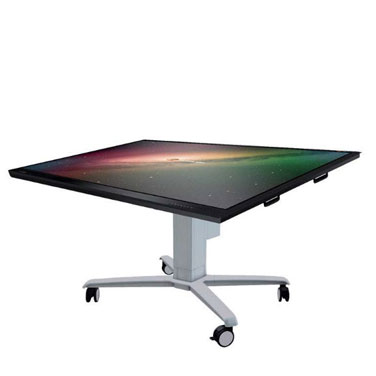 Suporte que se converte em mesa para monitores de 55