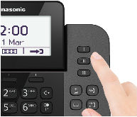 Telefone 2 em 1 Panasonic KX-TGF310