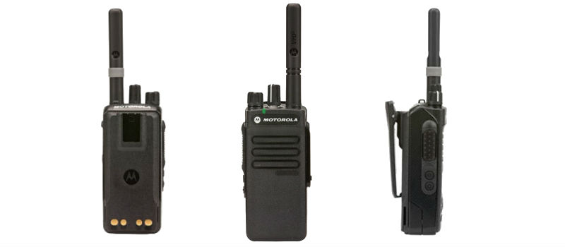 Walkie talkie digital e analógico